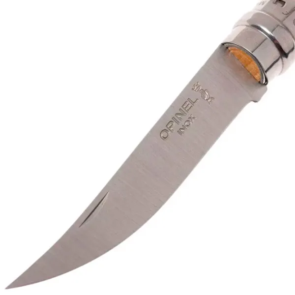 Нож Opinel Slim Beech Wood Nr. 8 для повседневного использования/ Sandvik 12C27 photo 4