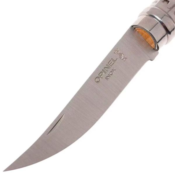 Нож Opinel Slim Beech Wood Nr. 8 для повседневного использования/ Sandvik 12C27 photo 4