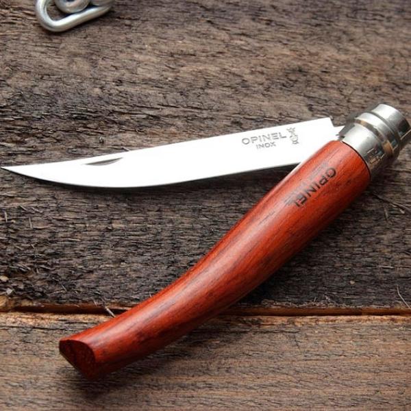 Нож Opinel Slim Bubinga Nr. 10 для повседневного использования/ Sandvik 12C27 photo 5