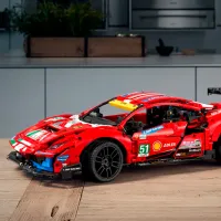 Constructor LEGO Ferrari 488 GTE “AF Corse 51” Mașină/ Red photo 8