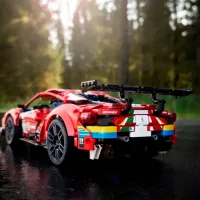 Constructor LEGO Ferrari 488 GTE “AF Corse 51” Mașină/ Red photo 11