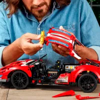 Constructor LEGO Ferrari 488 GTE “AF Corse 51” Mașină/ Red photo 15