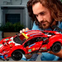 Constructor LEGO Ferrari 488 GTE “AF Corse 51” Mașină/ Red photo 16