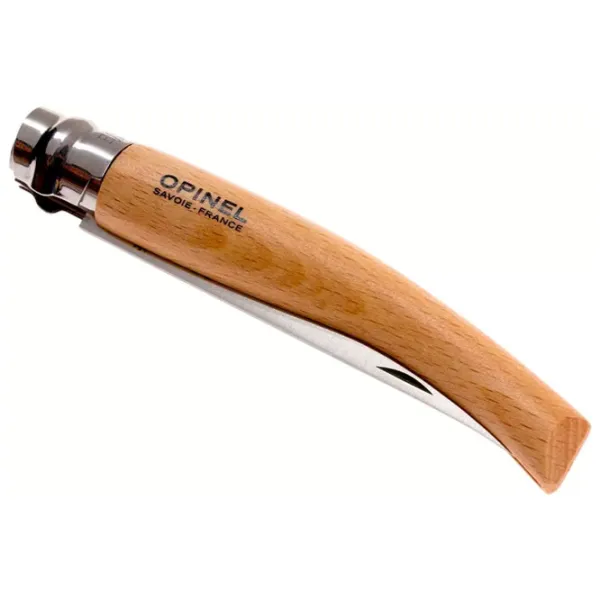 Нож Opinel Slim Olive Nr. 10 рыбацкий/ Sandvik 12C27 photo 3