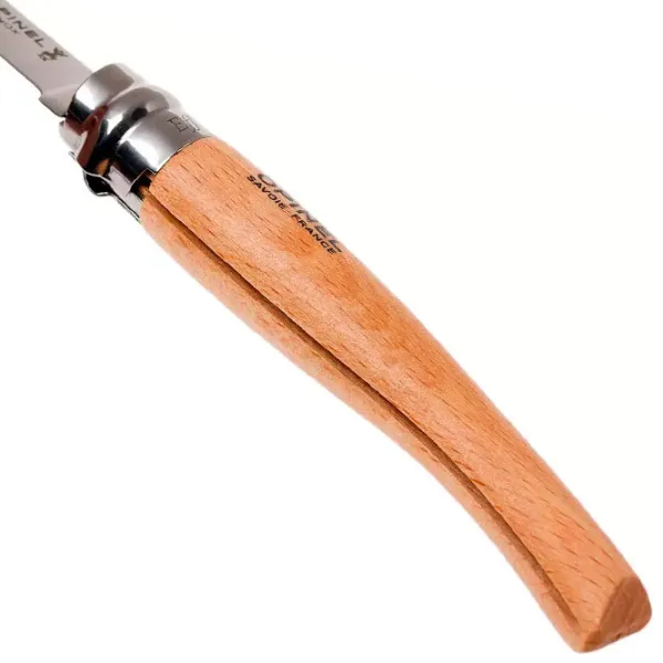 Нож Opinel Slim Olive Nr. 10 рыбацкий/ Sandvik 12C27 photo 5