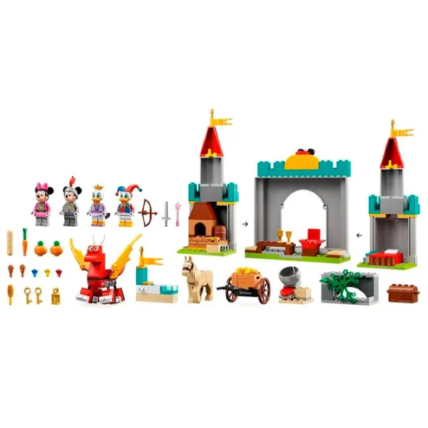 Constructor LEGO Mickey and Friends Castle Defenders Personaj de desene animate/ Multicolor photo 3