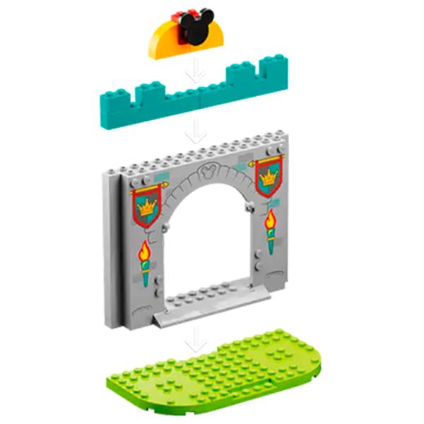 Constructor LEGO Mickey and Friends Castle Defenders Personaj de desene animate/ Multicolor photo 6