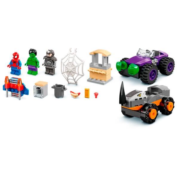 Конструктор LEGO Hulk vs. Rhino Truck Showdown Транспорт/ Разноцветный photo 3