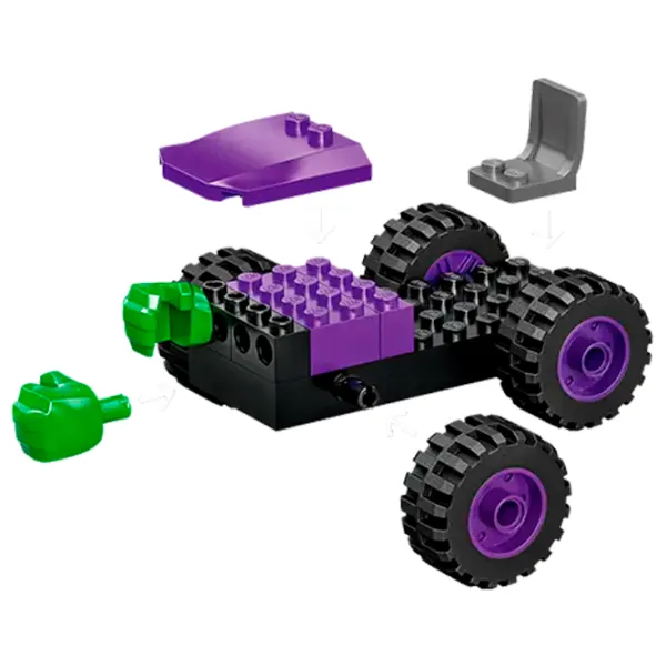 Конструктор LEGO Hulk vs. Rhino Truck Showdown Транспорт/ Разноцветный photo 5
