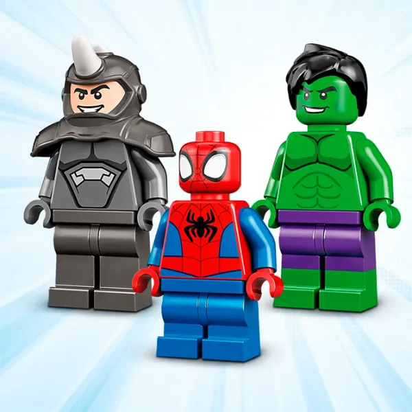 Конструктор LEGO Hulk vs. Rhino Truck Showdown Транспорт/ Разноцветный photo 6