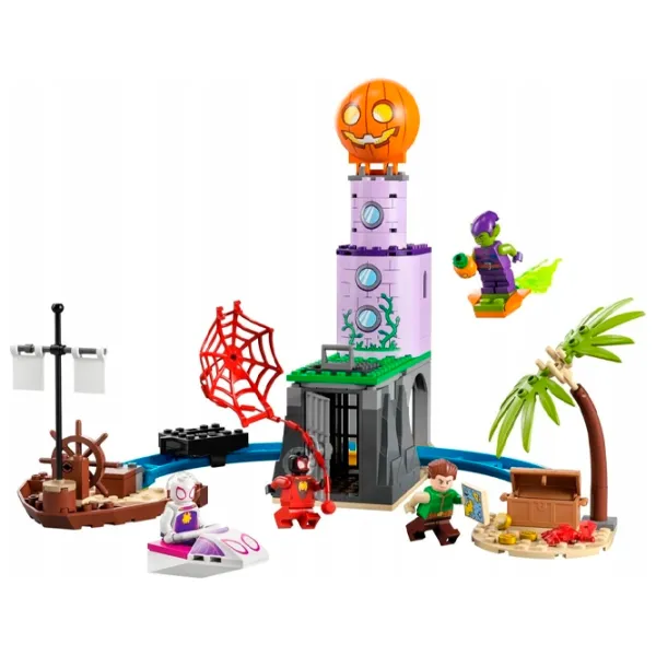 Конструктор LEGO Team Spidey at Green Goblin's Lighthouse Персонаж из мультфильма/ Разноцветный photo 2