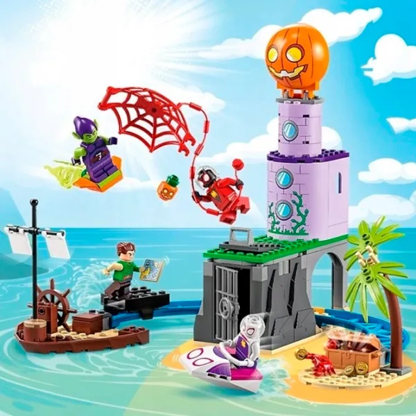 Конструктор LEGO Team Spidey at Green Goblin's Lighthouse Персонаж из мультфильма/ Разноцветный photo 3