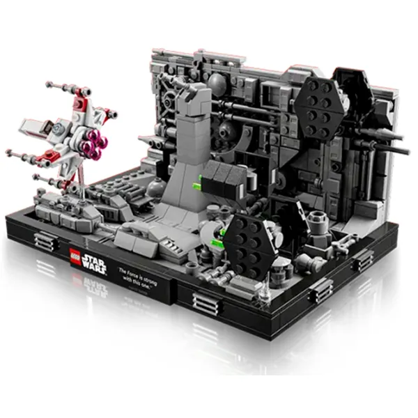 Constructor LEGO Death Star Trench Run Diorama Scenă din film/ Multicolor photo 3
