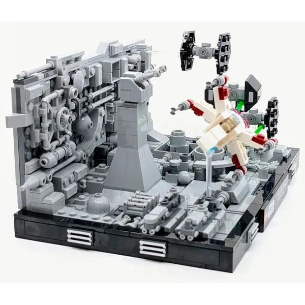 Constructor LEGO Death Star Trench Run Diorama Scenă din film/ Multicolor photo 4