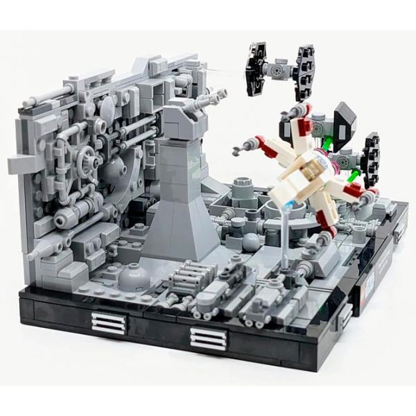 Constructor LEGO Death Star Trench Run Diorama Scenă din film/ Multicolor photo 4