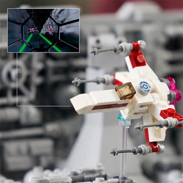 Constructor LEGO Death Star Trench Run Diorama Scenă din film/ Multicolor photo 6