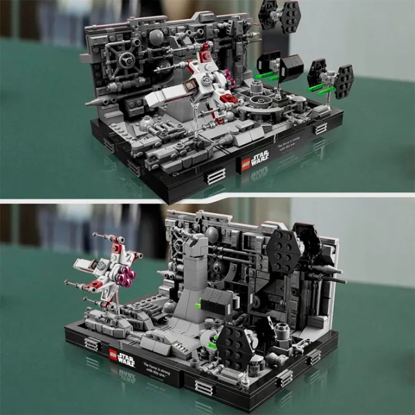 Constructor LEGO Death Star Trench Run Diorama Scenă din film/ Multicolor photo 8