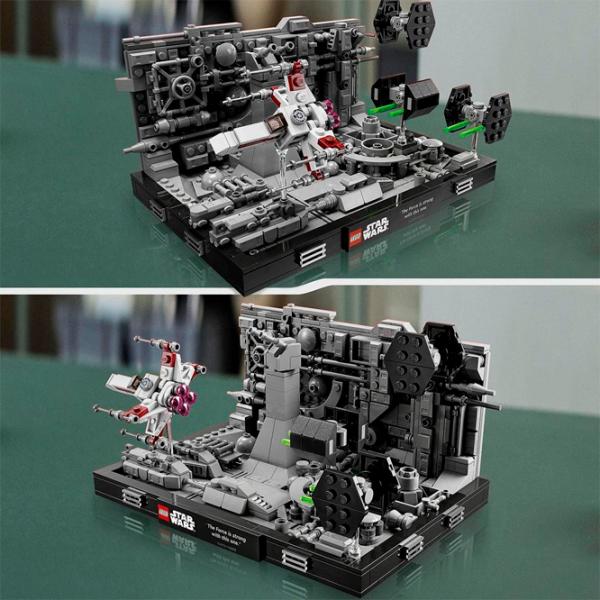 Constructor LEGO Death Star Trench Run Diorama Scenă din film/ Multicolor photo 8