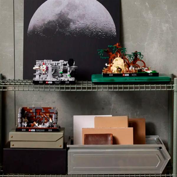 Constructor LEGO Death Star Trench Run Diorama Scenă din film/ Multicolor photo 10