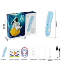 3D ручка Tuosiqi 66-33A Пластик/ Синий photo 4