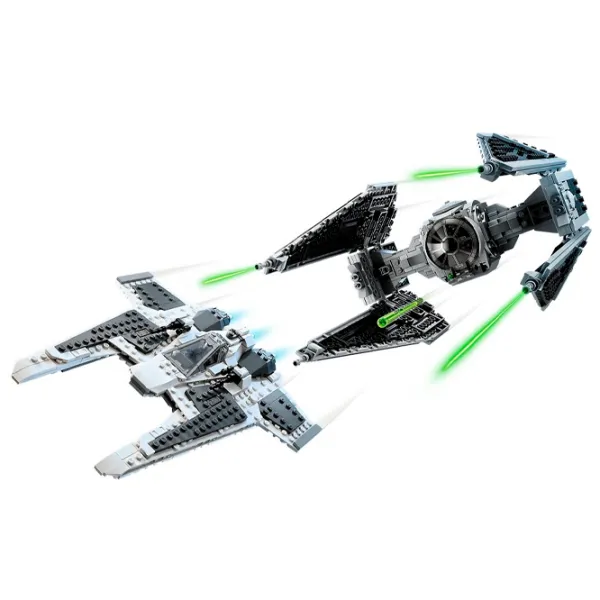 Конструктор LEGO Mandalorian Fang Fighter vs. TIE Interceptor Персонаж из фильма/ Разноцветный photo 3