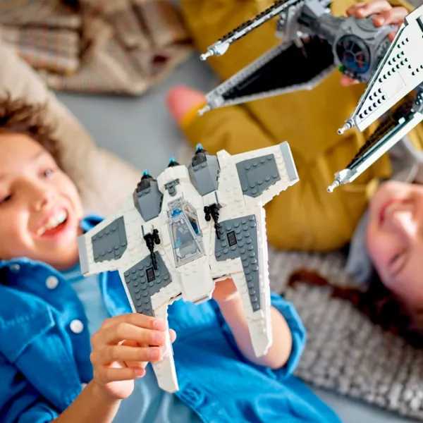 Конструктор LEGO Mandalorian Fang Fighter vs. TIE Interceptor Персонаж из фильма/ Разноцветный photo 6