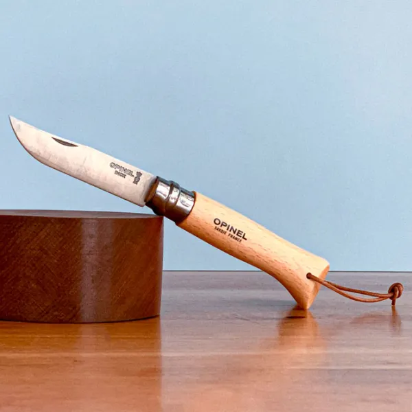 Нож Opinel Stainless Steel Leather Lace Nr. 8 охотничий/ Sandvik 12C27 photo 3