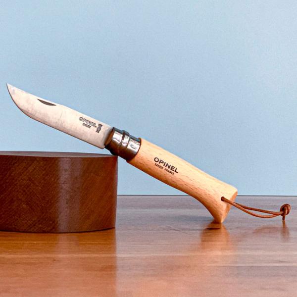 Нож Opinel Stainless Steel Leather Lace Nr. 8 охотничий/ Sandvik 12C27 photo 3