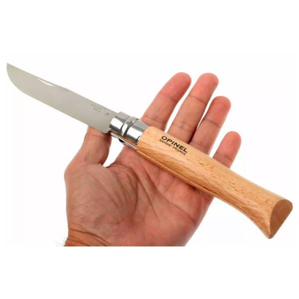 Cuțit Opinel Stainless Steel Nr. 12 de buzunar/ Sandvik 12C27 photo 4