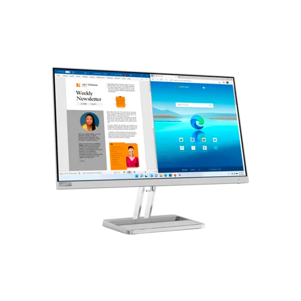 Монитор Lenovo L27i-40 27" Full HD 100 Гц/ 1 мс/ Белый photo 2