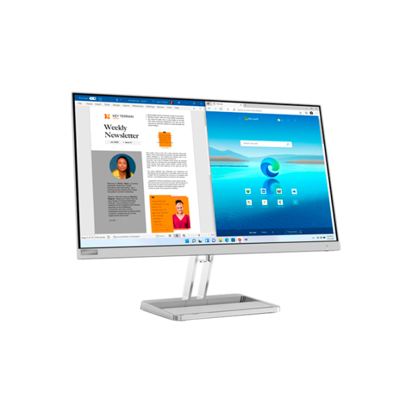 Монитор Lenovo L27i-40 27" Full HD 100 Гц/ 1 мс/ Белый photo 2