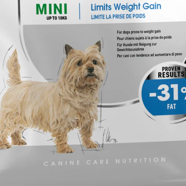Hrană pentru câini uscată Royal Canin Mini Light Weight 27809-001 1 kg/ Pasăre photo 2