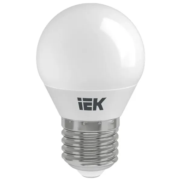 Комплект лампочек светодиодная IEK ALFA G45 LLA-G45-10-230-40-E27 E27/ 10 Вт/ 4000 K/ 900лм/ White photo 2
