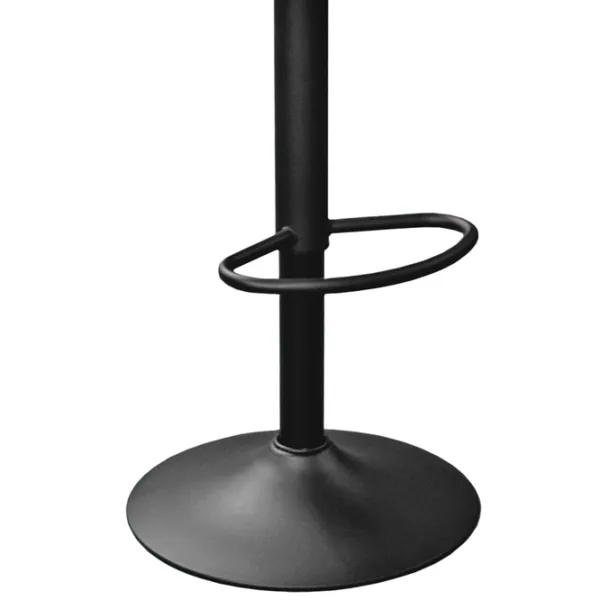 Scaun de bar Deco SB-12 Piele eco/ Metal/ Black photo 2