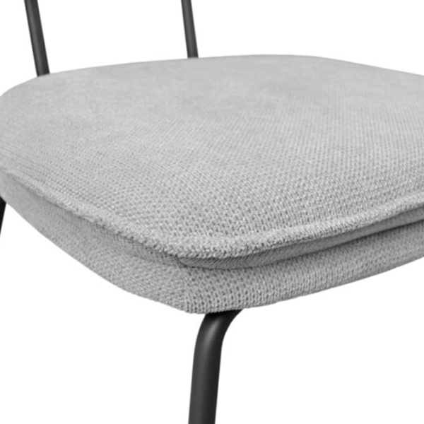 Scaun de bar Deco Solomon JD8405-2 Stofă/ Metal/ Grey photo 3