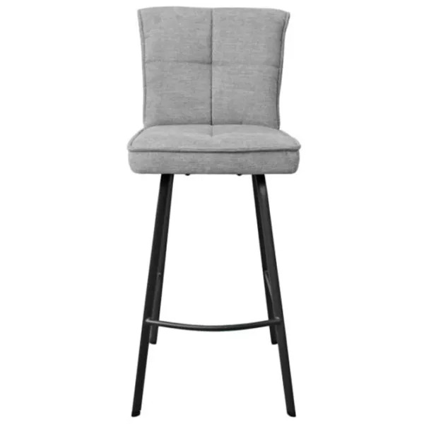 Scaun de bar Deco Lorenz JB8835 Stofă/ Metal/ Grey photo 2