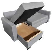 Canapea Platan Kacper 90 (5475559) Jacquard/ Silver photo 5