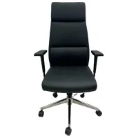 Fotoliu de birou ART Oscar ECO Piele/ Black photo 2