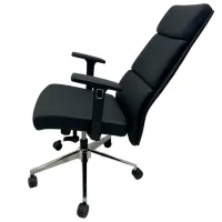 Fotoliu de birou ART Oscar ECO Piele/ Black photo 4