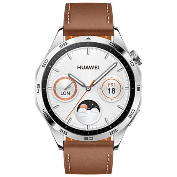 Ceas inteligent Huawei Watch GT 4 1.43"/ 46 mm/ Inox - Brown photo 2
