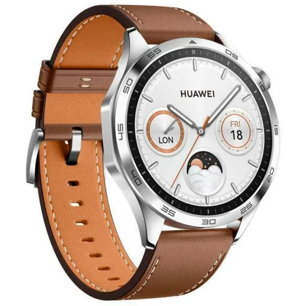 Ceas inteligent Huawei Watch GT 4 1.43"/ 46 mm/ Inox - Brown photo 3