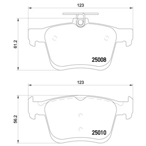 Тормозные колодки Brembo P 85 125 задние/ дисковые photo 4 Тормозные колодки Brembo P 85 125 задние/ дисковые photo 4