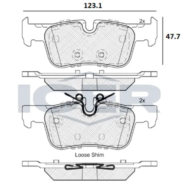 Тормозные колодки Icer 182193 задние/ дисковые photo 2 Тормозные колодки Icer 182193 задние/ дисковые photo 2