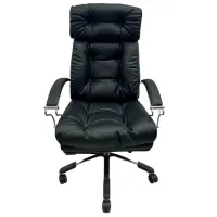 Fotoliu de birou ART Bronx ECO Piele/ Black photo 2