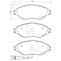 Plăcuțe de frână Brembo P 85 131q față/ disk photo 4
