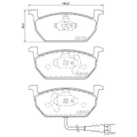Plăcuțe de frână Brembo P 85 137 față/ disk photo 4