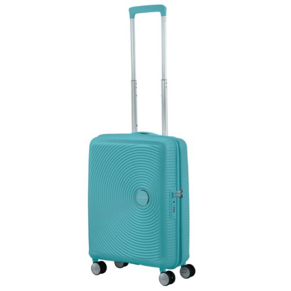 Valiză American Tourister Soundbox Spinner Expandable 35.5l/ Tonic Turquoise photo 2 Valiză American Tourister Soundbox Spinner Expandable 35.5l/ Tonic Turquoise photo 2