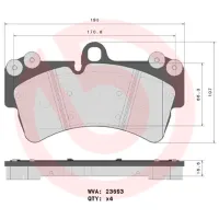 Plăcuțe de frână Brembo P 85 065 față/ disk photo 4