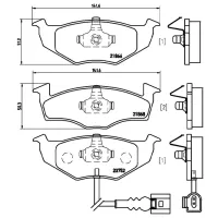 Plăcuțe de frână Brembo P 85 071 față/ disk photo 4