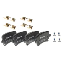 Plăcuțe de frână Brembo P 85 073 spate/ disk photo 2